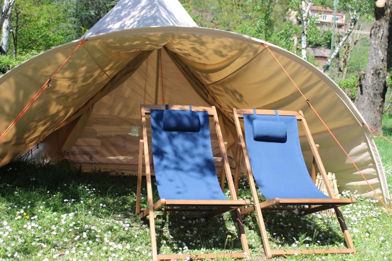 Camping Vert Lavande Belmont-sur-Rance Esterno foto